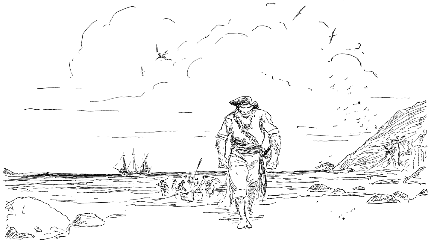 Dwight Franklin’s Pirate Sketch.