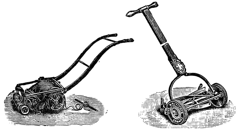 STANDARD HAND MACHINES AND LIGHT ROLLER MOWERS.