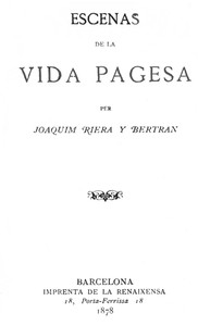 Escenas de la vida pagesa, Joaquim Riera i Bertran