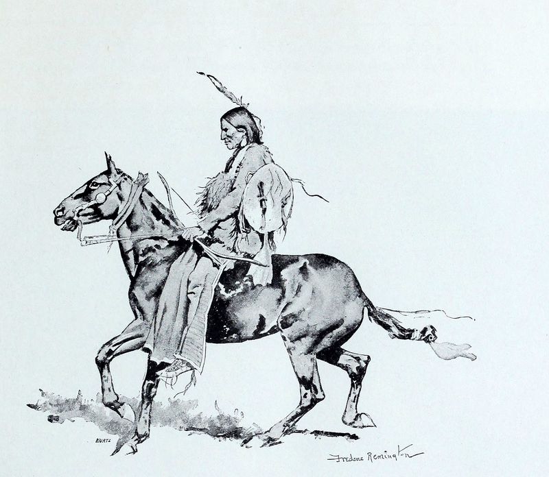 Indian on horseback