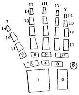 Diagrammatic drawing of hand bones