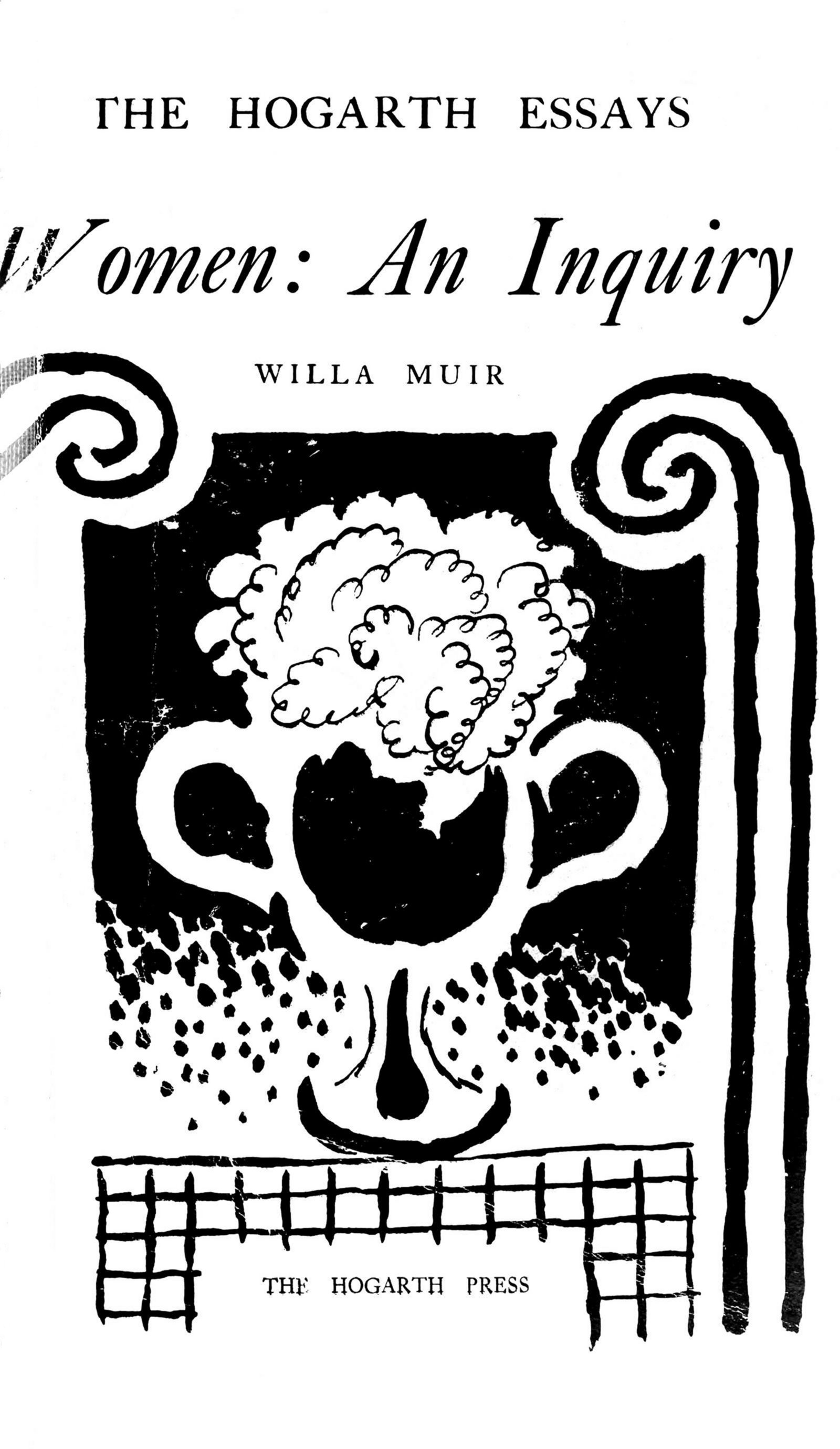 Art cover produced by Vanessa Bell, Virginia Woolf's sister.