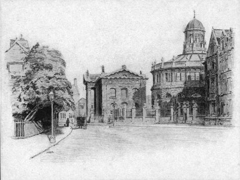 Plate IV. Sheldonian Theatre, etc., Broad Street