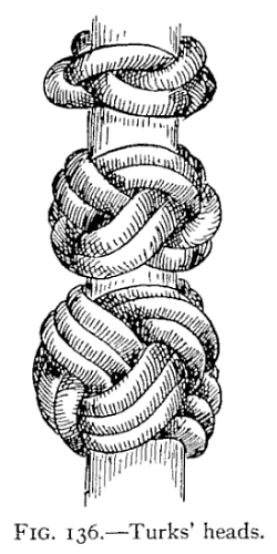 Illustration: FIG. 136.—Turks' heads.