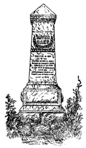 SEVEN OAKS MONUMENT