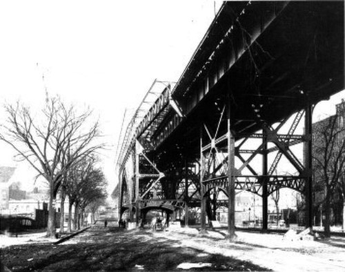 MANHATTAN VALLEY VIADUCT, LOOKING NORTH