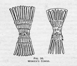 FIG. 36. WOMEN'S COMBS.