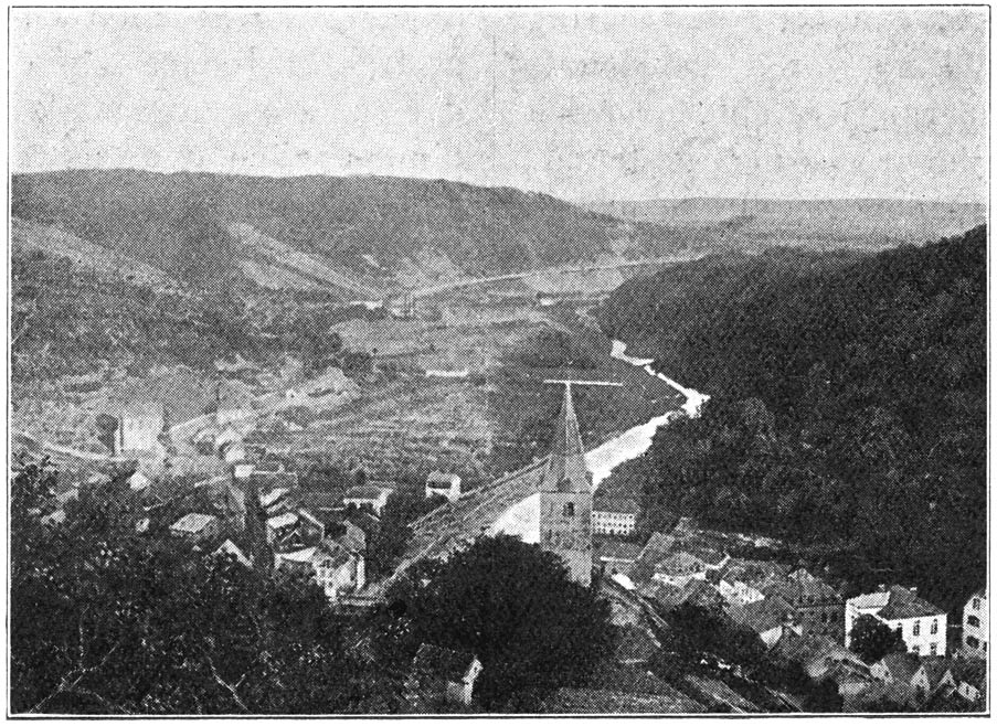 Gezicht op Vianden.