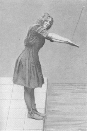 MRS. FRANK EUGEN DALTON POSITION FOR A DIVE