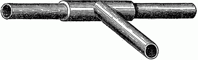 Illustration: Fig. 33 - LATERAL DRAIN ENTERING AT TOP.