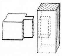 Fig. 128.—Stub
    Tenon.