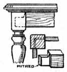 Fig. 167.—Detail
    of Table Framing.