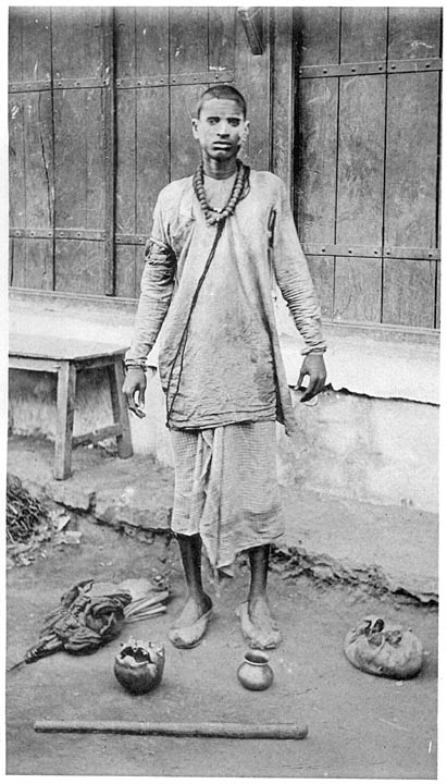 Aghori mendicant.