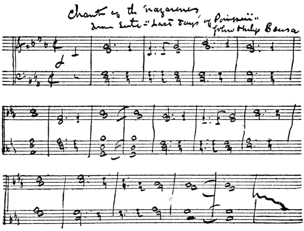 Autograph of John Philip Sousa