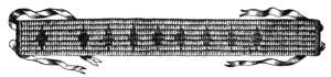 Sacred belt of Wampum.