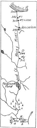 Present drainage of the Danbury region.