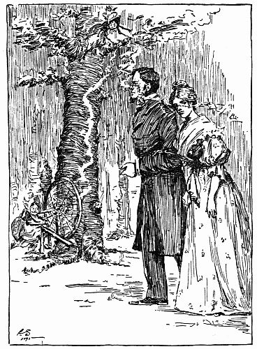 Fig. 23.—The Pixies Spinning Gossamer over the Eyes of Governor
Wille and Dido.