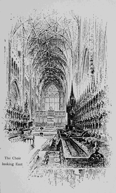 The Choir
looking East