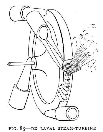 FIG. 85–DE LAVAL STEAM-TURBINE