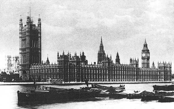 The Houses of Parliament.