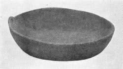 a. Mandan wooden bowl. Marked "Ft. Berthold, Dacotah Ter.
Drs. Gray and Matthews." Diameter 7 ¼ inches, depth 2 inches.
(U.S.N.M. 6341)