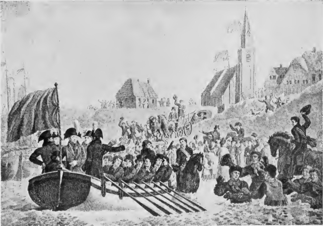 ARRIVAL OF WILLIAM I IN SCHEVENINGEN