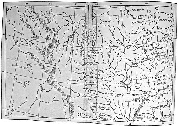 Map of Western United States