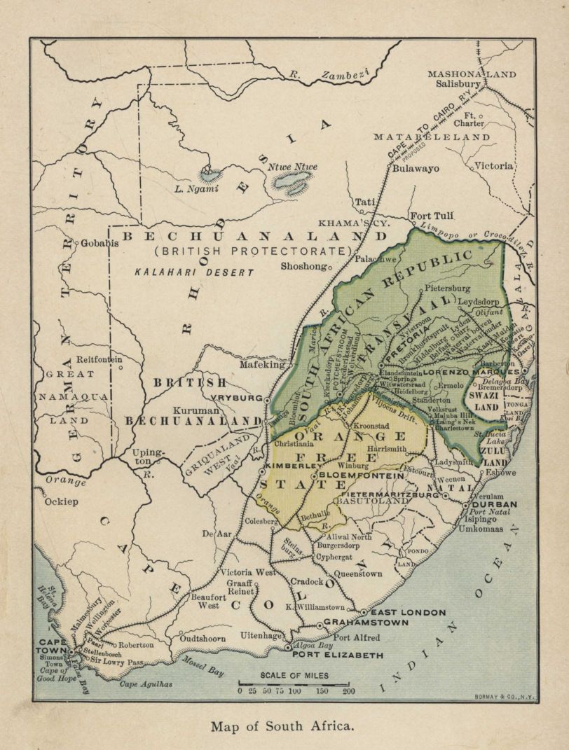 Map of South Africa