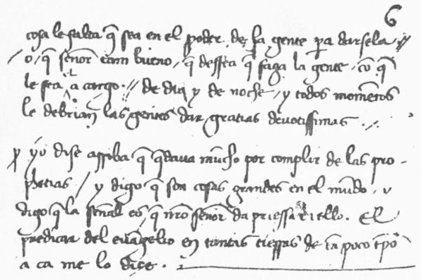 MANUSCRIPT OF COLUMBUS