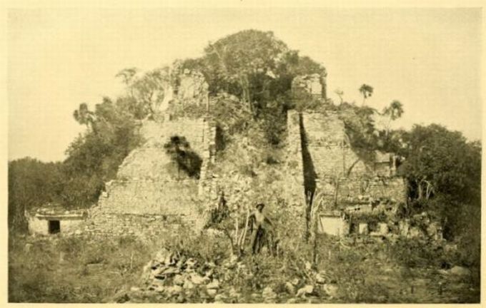 RUINS OF EL MECO, EASTERN YUCATAN.