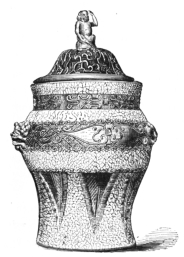 Fig. 70.—Rice-colored Crackle, with Brown Zones. (S. P.
Avery Coll., N. Y. Metrop. Museum.)