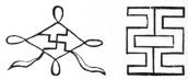 Fig. 77.—Tablet of Honor.
Fig. 78.—Sacred Axe.