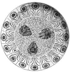 Fig. 90.—Aster Decoration. Blue-and-white. (W. L.
Andrews Coll.)