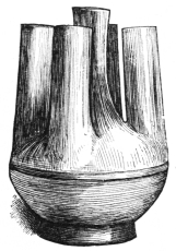 Fig. 102.—Chinese Five-fingered Rosadon. Blood color,
shading from crimson to scarlet. Upper rim, cloudy white. (G. W. Wales
Coll., Boston Museum of Fine Arts.)