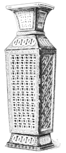 Fig. 105.—Chinese Reticulated Vase. (S. P. Avery Coll.,
N. Y. Metrop. Museum.)