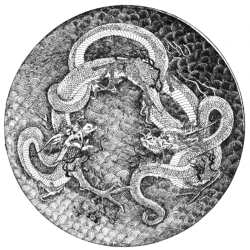 Fig. 115.—Japanese Porcelain Bowl. Diameter, 3 ft. 7 in.
(Corcoran Art Gallery.)