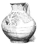 Fig. 147.—Phœnician Vase, from Curium. (Cesnola
Coll., N. Y. Metrop. Mus.)