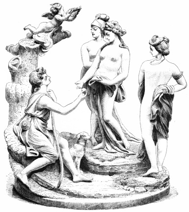 Fig. 226.—Old Sèvres Biscuit. Judgment of Paris. (August
Belmont Coll.)