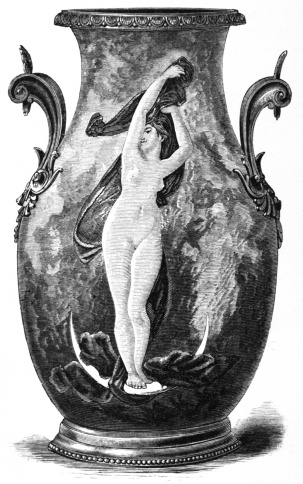 Fig. 242.—Luna Vase. Haviland Faience. (Mrs. William H.
Dannat Coll.)