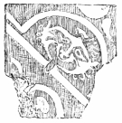 Fig. 318.—Old Tile from Chester. (Boston Household Art
Rooms.)