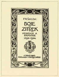 TITLE-PAGE DESIGNED BY VLADIMÍR ŽUPANSKÝ.