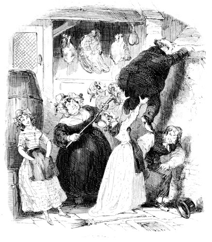 Escape of the Mayor of Bristol.

“His worship, seeing me, said, ‘For God’s sake, young man, assist me
up.’ I stooped down & helped his worship up, the female servants
assisting him behind.”