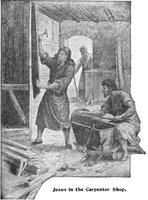 Jesus and Joseph working