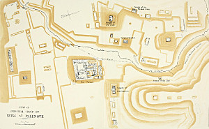 Plan of the ruins at Palenque