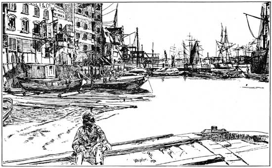 EAGLE WHARF (ETCHING)