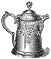 silver pitcher