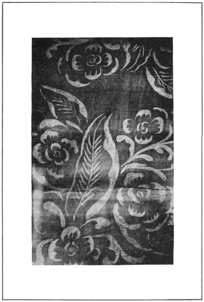 Floral and leaf pattern