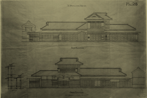 Plate 28:  A DWELLING HOUSE.