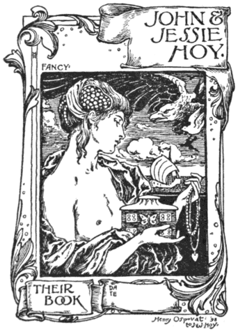 Book-plate of John & Jessie Hoy