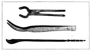 Very ancient dental forceps